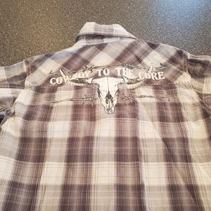 Boys western dress shirt